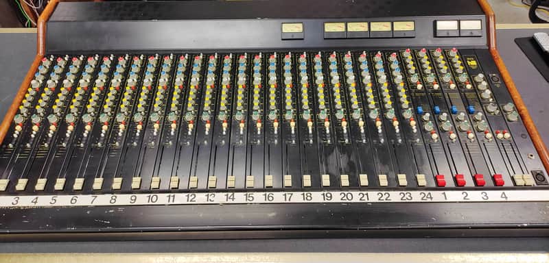 Hill Audio B Series 3 24:4:2 Vintage Analog Mixer 1970's - Black image 1
