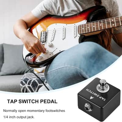 Mosky Audio Guitar Footswitch Pedal TAP SWITCH PEDAL, Single Momentary Footswitch, for time-based effects Pedal and Muti-effects Pedal image 4