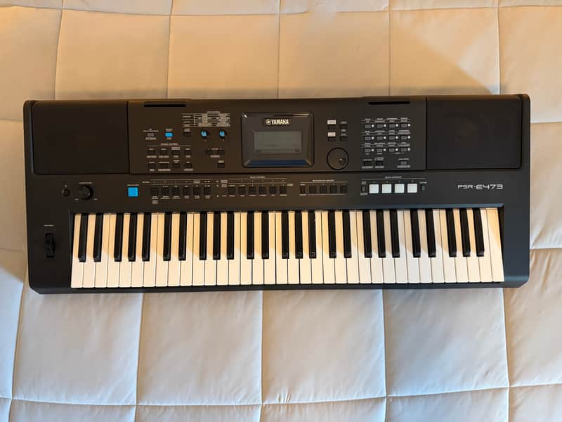 Yamaha PSR-E473 61 Key Portable Keyboard | Includes Soft Case image 1