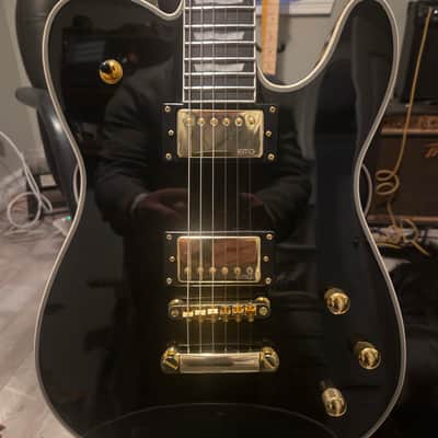 EDWARDS E-AS-105SM／AnchangStar／FloydRose ESP Edwards E-AS-105SM Anchang Star - Black - VERY GOOD condition