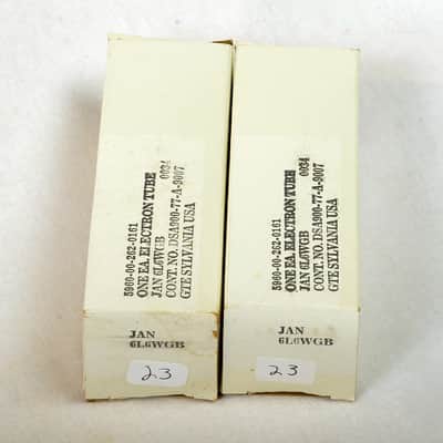Sylvania 6L6WGB JAN (Pair) - NOS - matched image 12