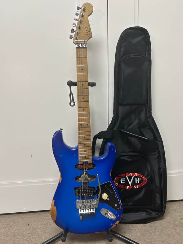 EVH Frankenstein "Frankie" Relic Electric Guitar- Blueburst image 1
