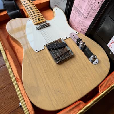 2026 Fender Custom Shop ‘58 Telecaster B6 Top Loader Journeyman - Super Aged Dirty White Blonde image 1