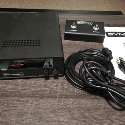 Synergy SYN-1 Rack Mount Preamp with 1 Module Slot 2017 - Black image 2