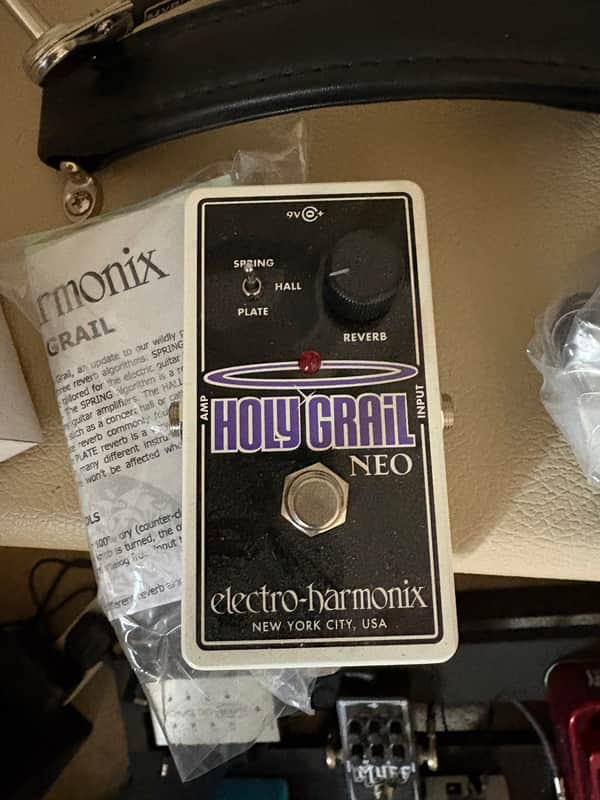 Electro-Harmonix Holy Grail Neo Reverb 2015 - Present - Black / Purple image 1