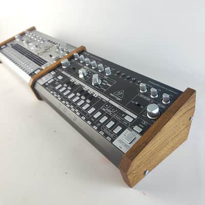 Behringer TD3 RD6 Real Oak Wood Stand Side panel Bass Line Synthesizer Wooden Stand image 1