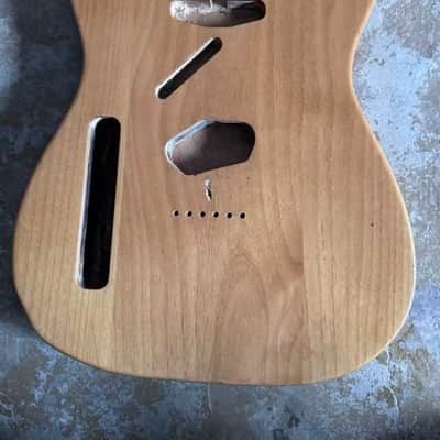 Natural Finish Alder Wood Tele Style Guitar Body DIY Project image 1