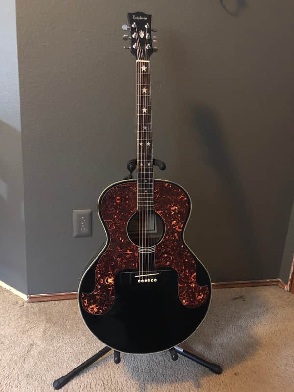 Epiphone SQ 180 Everly Brothers 1995 Black | Reverb