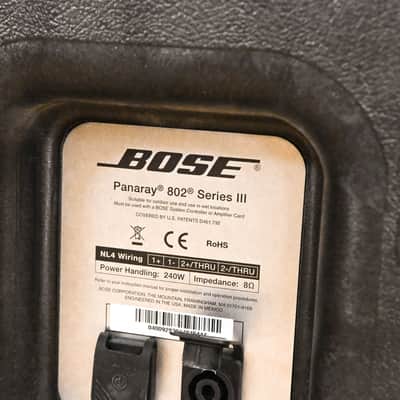 Bose Panaray 802 Series III Full-Range Passive Loudspeaker (PAIR) CG012ES image 7