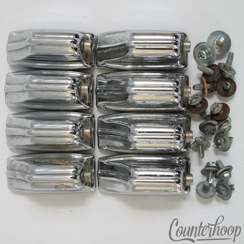 *Rogers 8x Beavertail Tom/Snare Drum Lugs Chrome Fullerton Vintage 70s XP8 Big R image 1