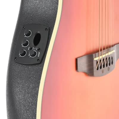 Ovation AE48-1I Applause Super Shallow Bowl Cutaway Body Spruce Top Nato Neck 6-String Acoustic-Electric Guitar image 6
