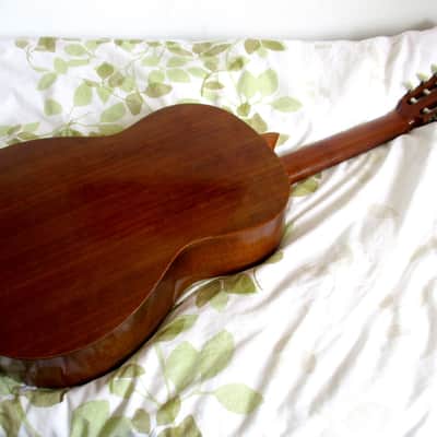 Aria  550 vintage classical guitar Japan  bone nut and saddle amazing tone,  player &  new set-up image 4