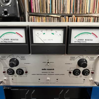 Pair Audio Research D-79c stereo tube amplifiers image 6