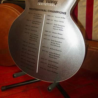 ~2017 Gibson Custom Shop "The Vinny" 25th Anniversary ES-335 Silver Sparkle image 5