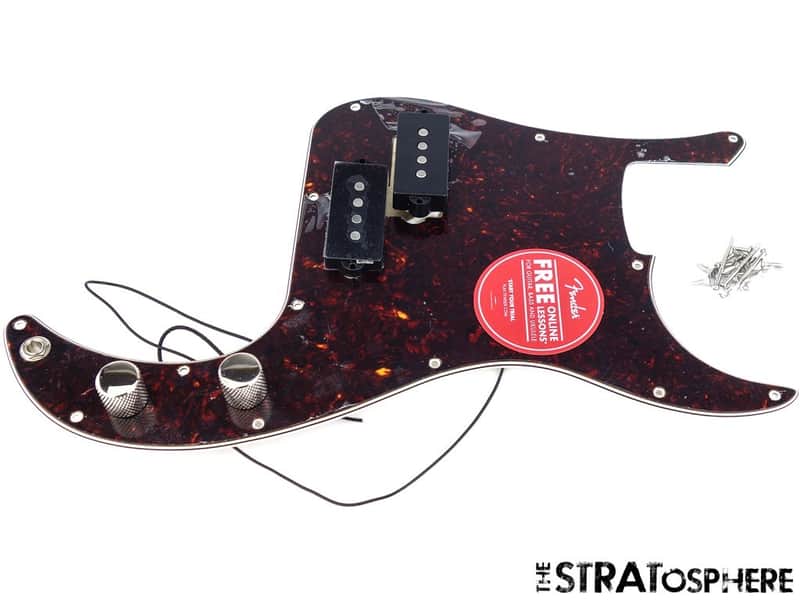 Fender Squier 60s P Bass LOADED PICKGUARD, Tortoise Precision Vintage, Alnico! image 1