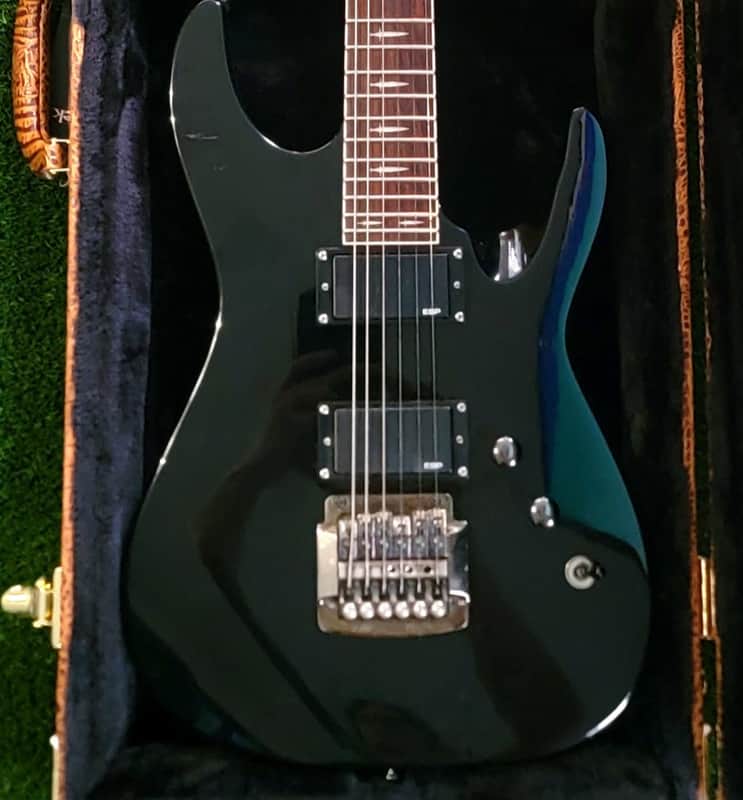 ESP LTD JH-200 2007 - Black Dagger Inlay image 1
