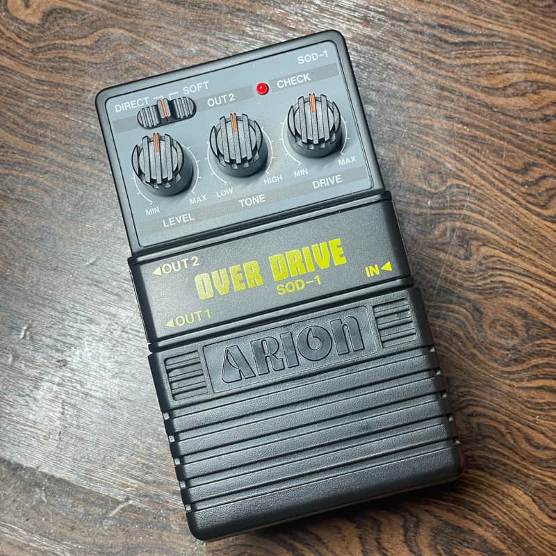 Arion SOD-1 Stereo Overdrive 1980s - Black image 1