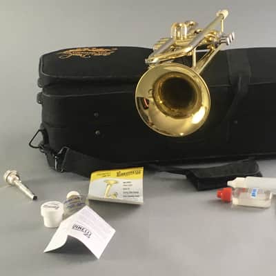 Jean Paul Brass Trumpet Band Orchestra Musical Instrument Original Case Extras Cleaning Kit image 13