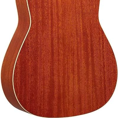 Yamaha FGC-TA Dreadnought Cutaway Transacoustic Guitar w/ Chorus and Reverb, Vintage Tint image 2