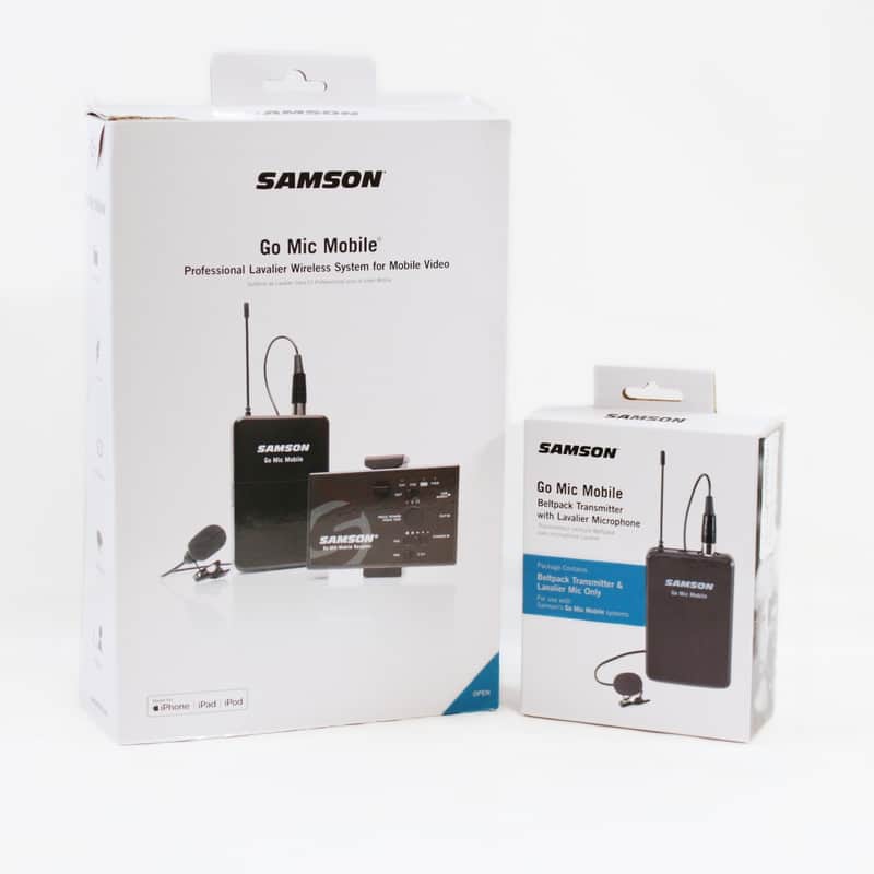 Samson Go Mic Mobile Professional Lavalier Wireless System w/ Go Mic Mobile Beltpack Transmitter/Lavalier Microphone image 1
