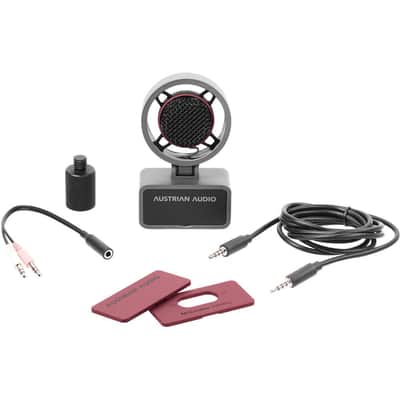 Austrian Audio MiCreator Satellite Microphone includes: MiC Satellite Condensor Microphone, MCC2 Link Cable, 2 colour plates, (boxed) image 4