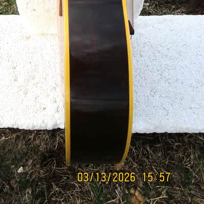 Gibson L-4C Archtop Guitar, 1958, Sunburst Finish, Original Brown Case image 14