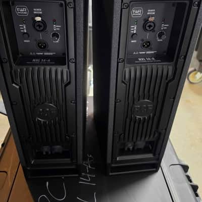 RCF (2) NXL 14-A Column Speakers with SKB Case and Tuki Covers image 6