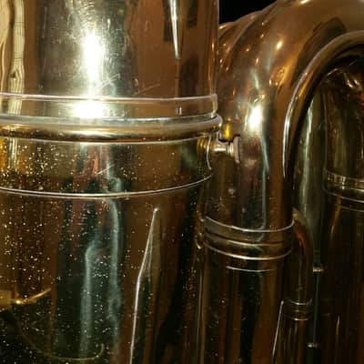 1933 Conn 34J Tuba Orchestra Model w/ Recording Bell w/ Stand image 5