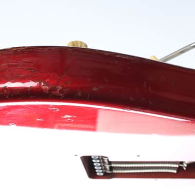 1983 Squier Stratocaster '62 Reissue candy apple red JV series image 14