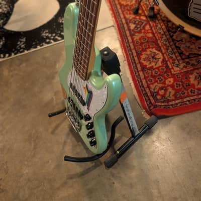 Fender MIM Deluxe Active Jazz Bass 2010s - Tidepool Green image 6