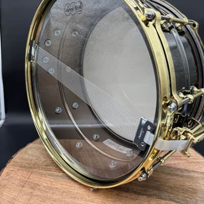 Ludwig LB417BT "Brass On Brass" Black Beauty 6.5x14" 10-Lug Brass Snare Drum with Tube Lugs, Brass Hardware 2003 - Present - Black Nickel-Plated image 7