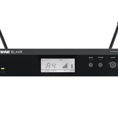 Shure BLX24R/B58 Wireless Microphone System - 14-Hour Battery Life, 300 ft Range, UHF | BETA 58A Handheld Vocal Mic, Single Channel Rack Mount Receiver | H10 Band (BLX24R/B58-H10) image 4