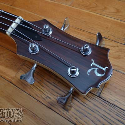 Vintage B.C. Rich Mockingbird Bass Neckthrough MIJ 1985 Aged White image 3