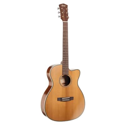 New Cort EVL A6 Acoustic Electric Guitar Solid Spruce Top Fishman