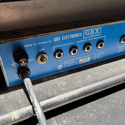 GBX GD-2 with 4x12 powered cabinet 1970's image 10