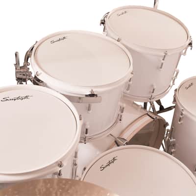Sawtooth Command Series 7-Piece Drum Shell Pack with 22" Bass Drum, White image 5
