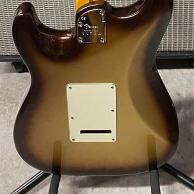 2020 Fender American Ultra Stratocaster - Mocha Burst - Includes Fender Hardshell Case image 2