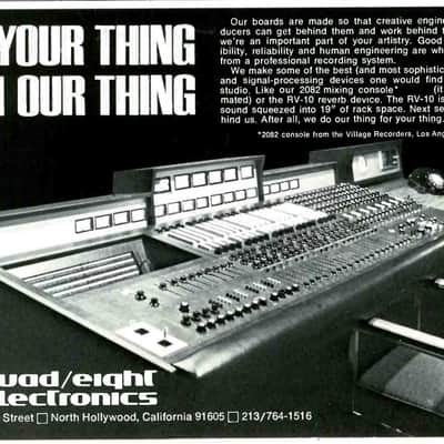 Classic 1971 Quad Eight 2082 Recording Console API Neve Helios image 22