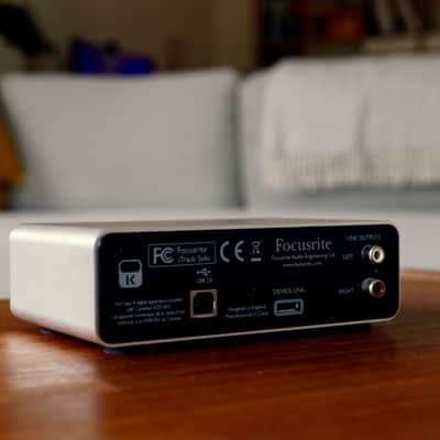 Focusrite iTrack Solo USB Audio Interface 2012 - Present - Silver image 2