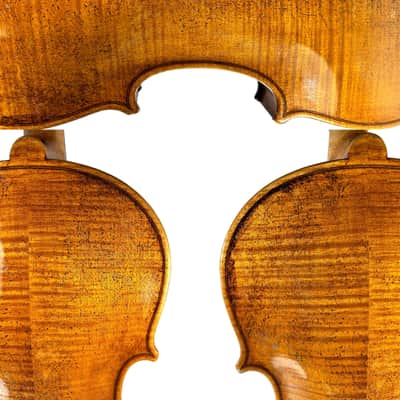 Vintage/Antique/Authentic 4/4 Labelled Violin Francesco Ruggeri+Case 小提 小提琴 ヴァイオリン Beautiful Flamed Maple,Powerful Tone,Fully Set Up-Videos image 4