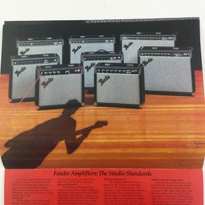 1980s Rivera Era Fender Guitar Amp Amplifiers Collectors Product Catalogue Very Rare Complete Bild 4