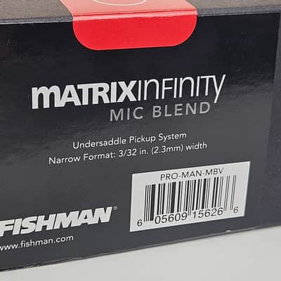 Fishman Matrix Infinity VT Acoustic Pickup with Narrow Saddle 2010s - Black image 3