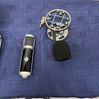 Used Sterling ST155 Large Diaphragm Condenser Microphone Mic Microphone with Case and Shock Mount image 2