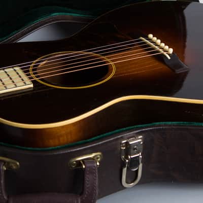 Gibson L-C Century of Progress Flat Top Acoustic Guitar (1934), ser. #938, black tolex hard shell case. image 12