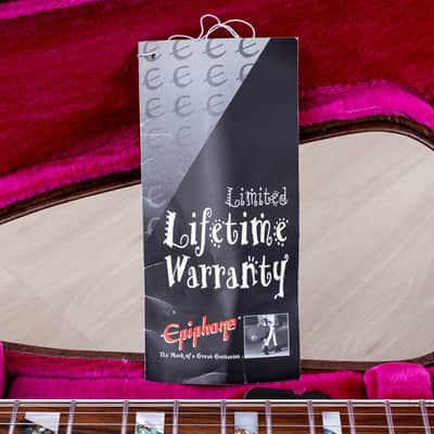 2000 Epiphone USA John Lee Hooker Signature 1964 Sheraton Sunburst, Near-Mint w/ Case, Hangtag image 17