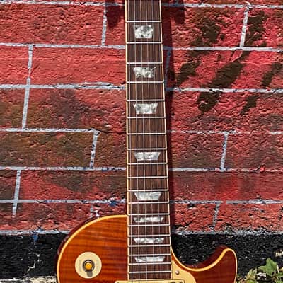 Gibson Les Paul Std. '59 Reissue 1985 - early issue w/an Ink'd on serial # in a stunning Honey'burst ! image 7