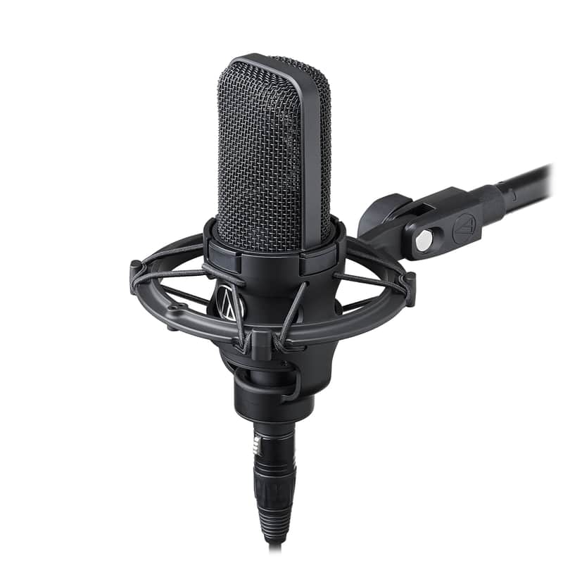 Audio-Technica Pro: AT4040 Cardioid Condenser Microphone w/ AT8449 Shock Mount image 1