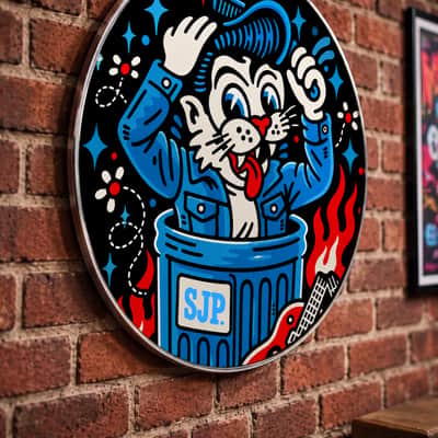 Stray Cats, 2026 22" Tour Style Bass Drum Head, Slim Jim Phantom image 2