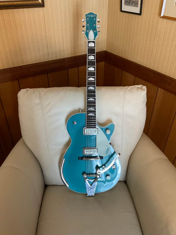 Gretsch Custom Shop Stephen Stern Masterbuilt '57 Duo Jet G6128-CS NOS Regal Turquoise 2022 - Nos Nitro image 1