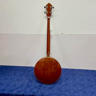 Vintage Iida 5-String Banjo with Resonator Made in Japan image 10